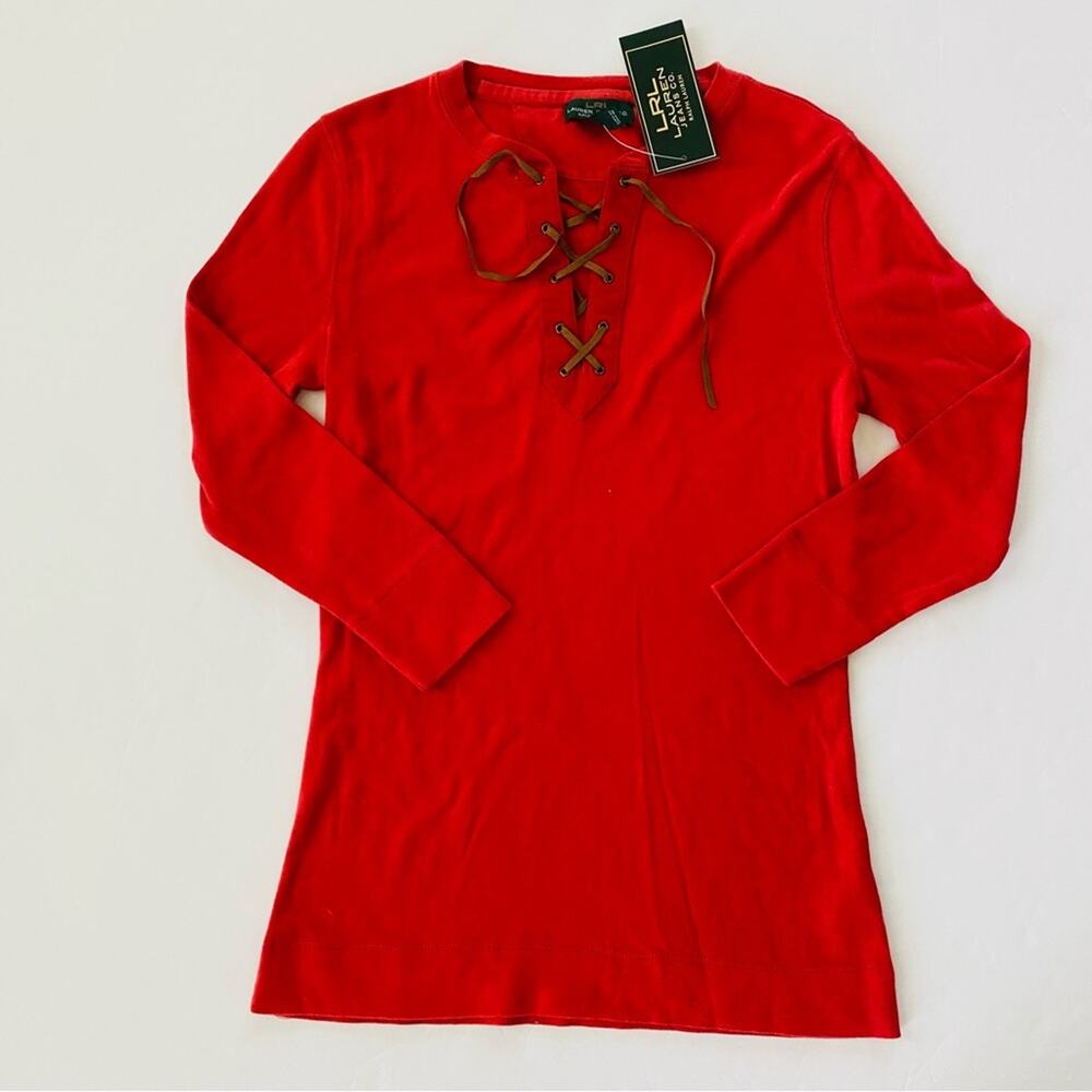 Ralph Lauren Ralph | 3/4 Sleeve Lace Pullover Top NWT XS
